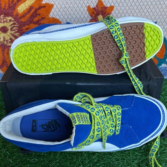 Vans The Snake Trail Lx Suede/Canvas True Blue/Marshmallow Men’s sneakers - Picture 5 of 16